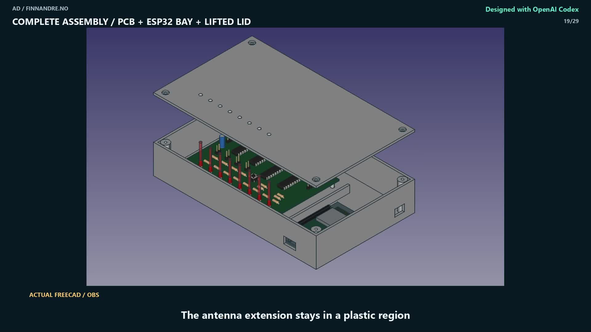 KiCad, FreeCAD and MQTT joined in a documented prototype workflow
